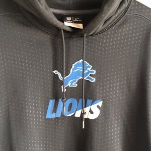 NFL Detroit Lions onfield apparel Nike thermal fit men’s hoodie